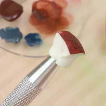 Spugna per nail art, spugne morbide, strumenti per nail art sfumata, manicure fai da te, spugna per