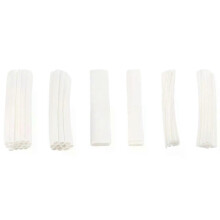 Nuovo rivestimento per tubo termorestringente da 100 pezzi, colore del tubo termorestringente: bianco