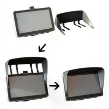 Nieuwe 1-delige zwarte GPS-zonneklep voor Navigator 7 inch auto GPS professionele zonneklep antireflecterend