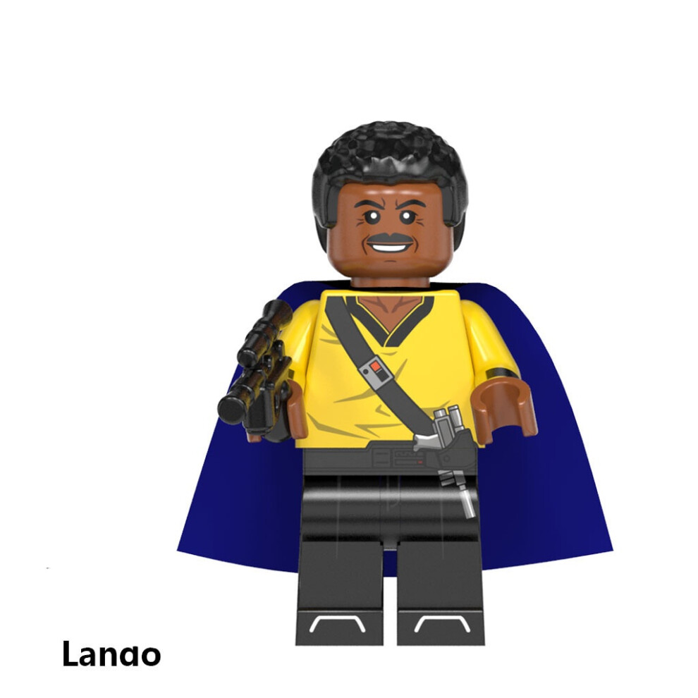 (Lando) Wars Model Star Toy Building Blocks Action Figure Home Desktop Gift Decoration