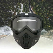 Maschera da moto, occhiali, casco, occhiali protettivi trasparenti, vintage, motocross, tattici, universali