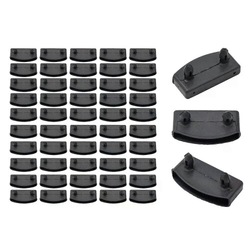 New 50pcs Plastic Bed Slat End Cap Holders Sofa Bed Slat Sides Centre Cap Replacement 55mm Holding Securing 1