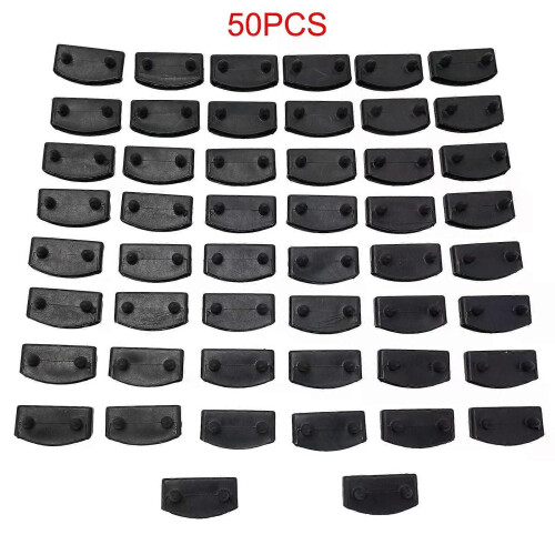 New 50pcs Plastic Bed Slat End Cap Holders Sofa Bed Slat Sides Centre Cap Replacement 55mm Holding Securing