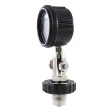 New DIN Air Tank Pressure Checker for Scuba Diving with 350Bar Gauge Diving Gauge with Handle