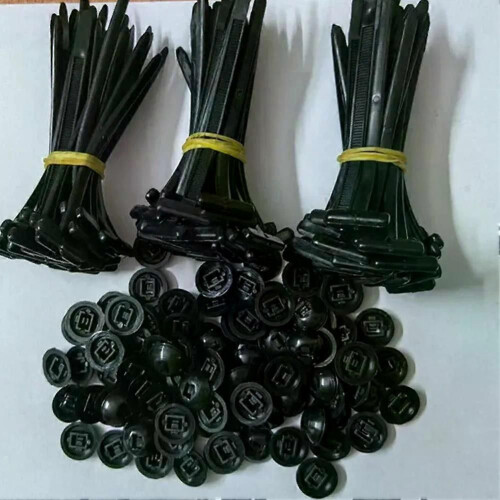 Colliers de serrage en nylon robustes pour câbles, sangles de fixation pour usage intérieur et extérieur 1