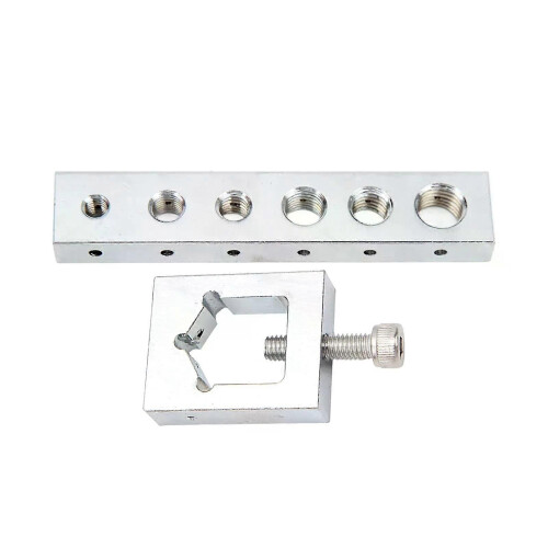 Mutterborr Jig Kit Mutter Drill Jig VS559 Metall Hög hårdhet Exakt säkerhetstrådsborrset för säker låsning