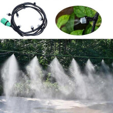 Nieuwe irrigatie 10 meter 10 sproeiers DIY-sproeiers Waterverstuiver Mistverneveling Koelsproeiersysteem
