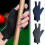 Open Finger Billiard Gloves Breathable Polyester Snooker Pool Gloves Adjustable Sticker Smooth Soft 3
