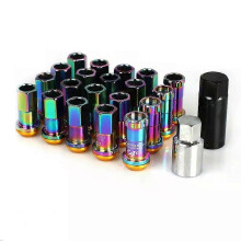Neu R40 Stil 44mm Radmuttern Stahl M12x15/125 Racing Radmuttern 20 stücke lock racing radmuttern + 2