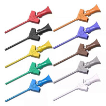 P5003 10 stuks SMD IC-testhaakclips mini-grabbers voor jumperdraad DIY breadboard oscilloscoop logic
