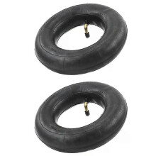 Lot de 2 chambres à air avec valve TR87 pour brouette, diable, chariot 300-4 10 x 3 260 x 85 Noir Durable