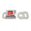 Partol Universal Car Seat Belt Clip Extender Safety Security Belt Lock Buckle Plug Thick Insert Socket 4