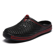 (Black, EU38) Men Fashion Summer And Women Garden Clogs Shoes Nonslip Sandals Slippers Beach
