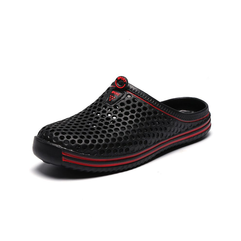 (Black, EU38) Men Fashion Summer And Women Garden Clogs Shoes Nonslip Sandals Slippers Beach
