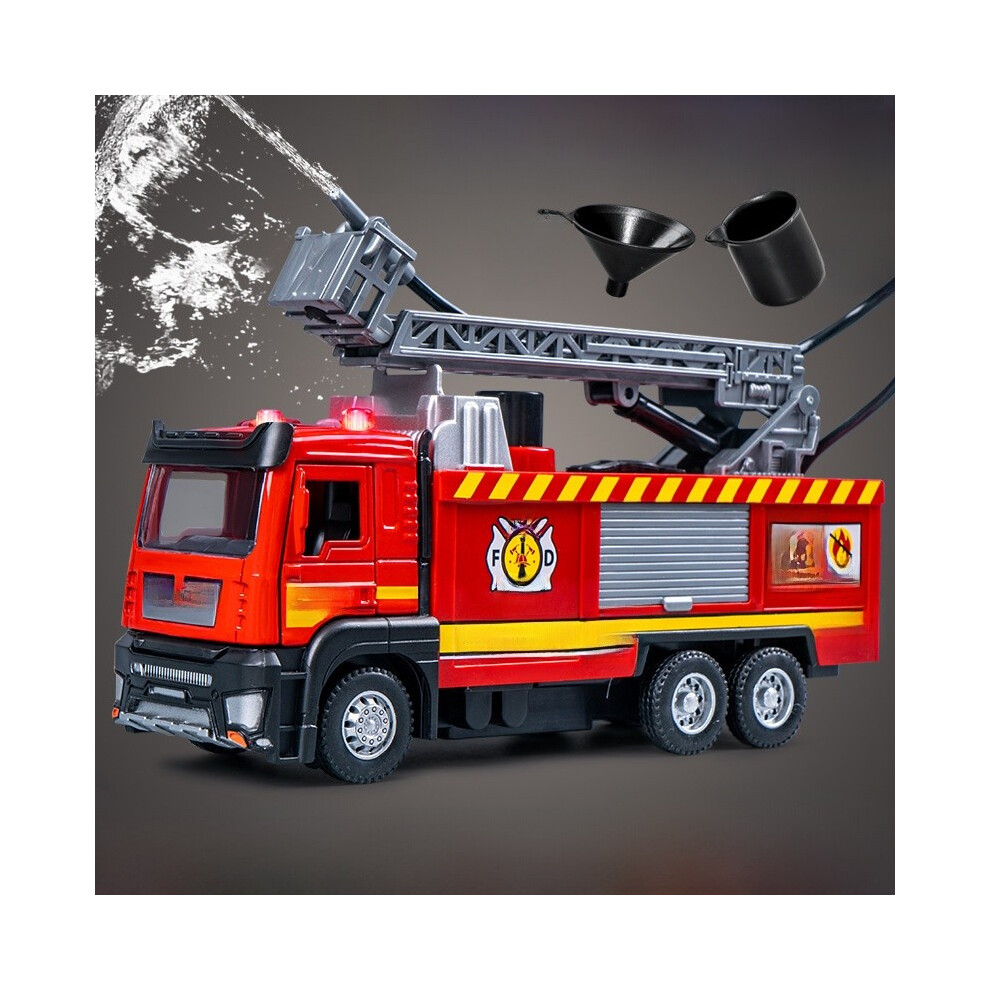 Ladder Fire Kids Truck With Realistic Sound Light And Function Spraying Water