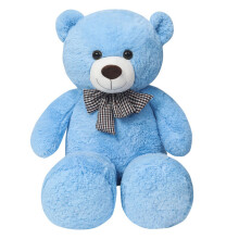 (Sky Blue, 80cm) Bear Teddy Giant Plush Toy Stuffed Animal Doll Soft Birthday Gift Decoration