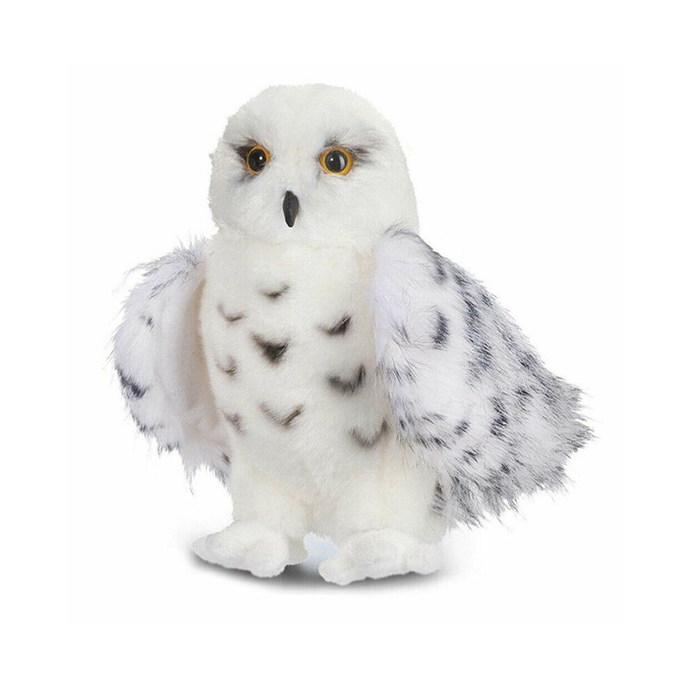 (20cm) Snowy Cute Wizard Owl Plush Toy 8"12 Soft Stuffed Vivid Xmas Animal Realistic