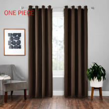 (Coffee, 107*160cm/42*63inch) Curtains Blackout Modern For Living Room Curtains Window Lined Curtain Panel