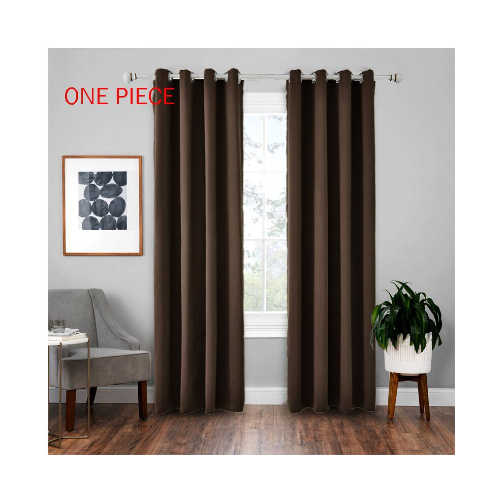 (Coffee, 107*160cm/42*63inch) Curtains Blackout Modern For Living Room Curtains Window Lined Curtain Panel