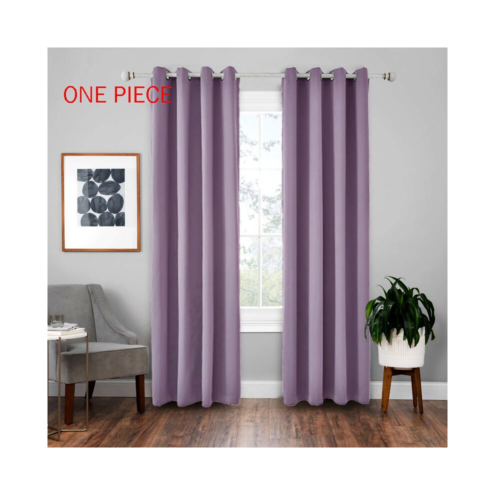 (Purple, 132*213cm/52*84inch) Curtains Blackout Modern For Living Room Curtains Window Lined Curtain Panel