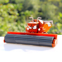 (Orange, 13x10x6cm/5.1x3.9x2.3in) Cars Bull Uncle Flank Frankenstein Harvester Alloy Childrens Toy Car Model