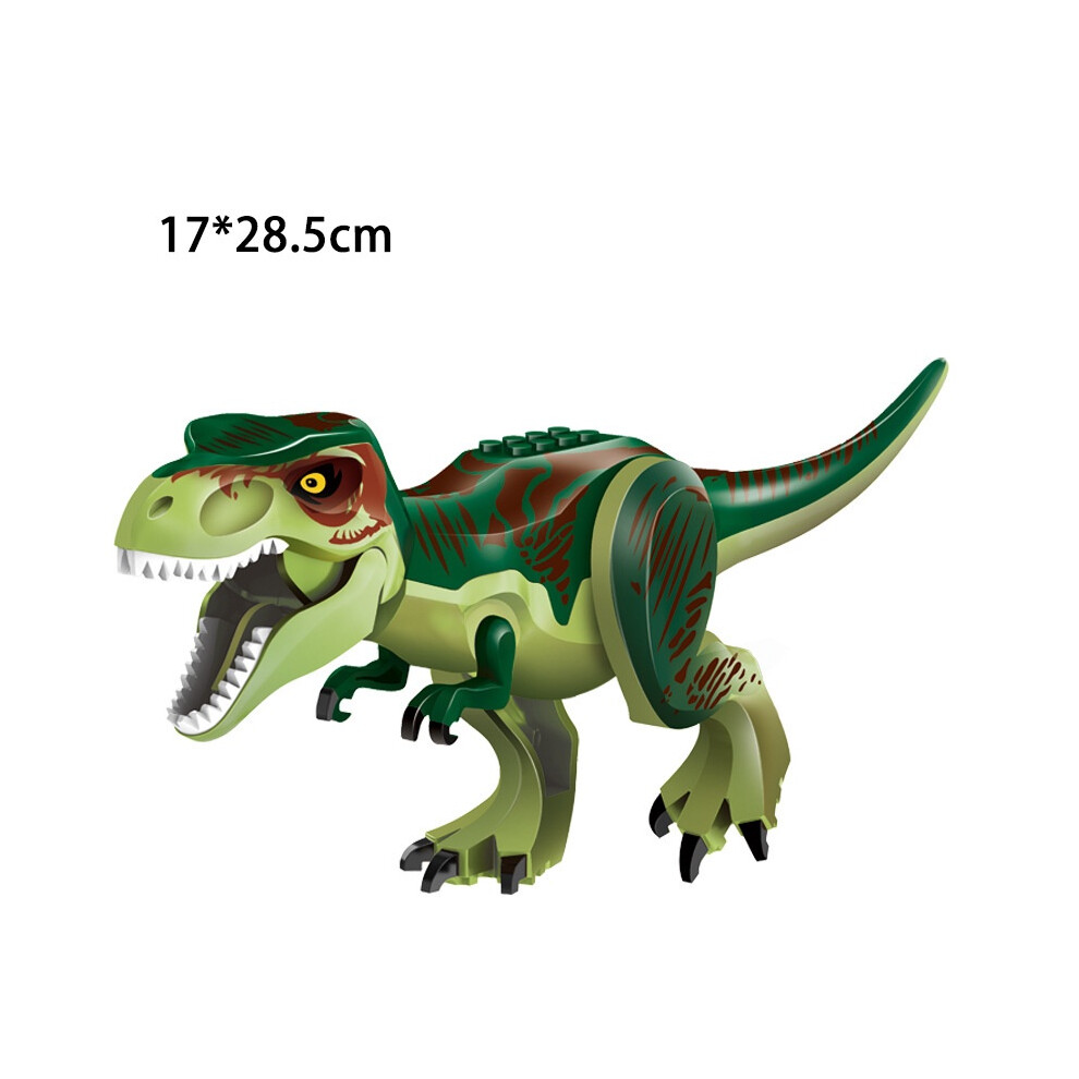 (Green) Jurassic Park Dinosaur Indominus Rex Figures Building Blocks Toys Assemble Kids Green