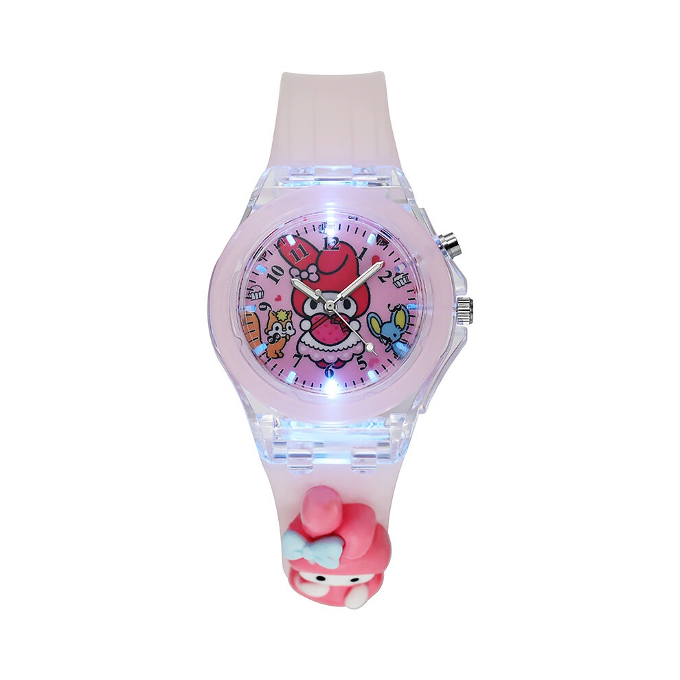 (StyleE) Luminous Silicone Children Electronic Watch Cartoon Style Girls Christmas Gifts-image-OPC-PJF7SK6-NEW