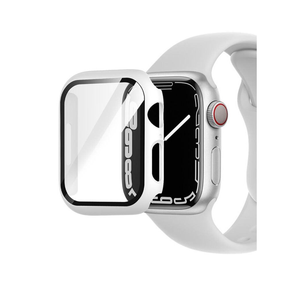 (White, 44MM) Bumper Full Tpu Cover Case Screen Protector For Apple Watch Series 1234567-image-OPC-PJF7TFJ-NEW