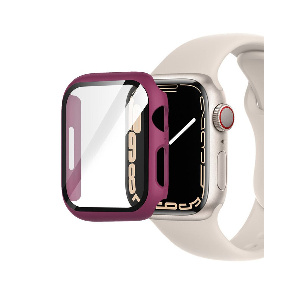 (Burgundy, 38MM) Bumper Full Tpu Cover Case Screen Protector For Apple Watch Series 1234567-image-OPC-PJF7TGN-NEW