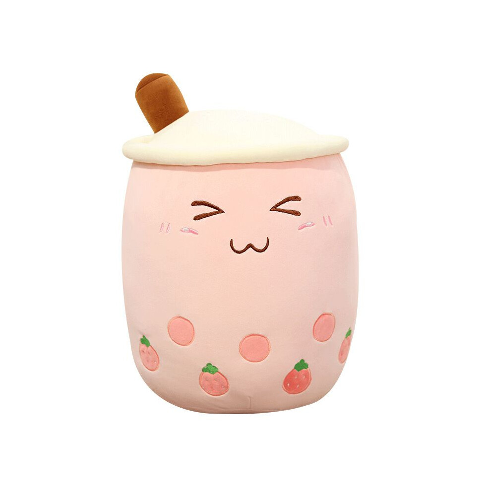(Strawberry, 24cm/9.4in) Tea 24355070cm Bubble Boba Cup Soft Stuffed Plush Pillow Cushion Kawaii Cute-image-OPC-PJF7TZX-NEW