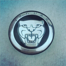 (Black)4pcs Set Jag Wheel Hub Caps Logo Rim 59mm Cover Emblem Cap Fit Jaguar For