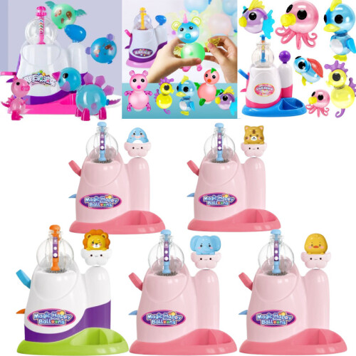 (Astronaut)Magic Happy Balloons Diy Sticky Balls Inflatable Bubble Machine Creative Toys 2