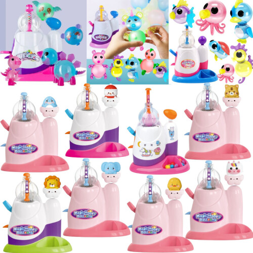 (Astronaut)Magic Happy Balloons Diy Sticky Balls Inflatable Bubble Machine Creative Toys 1