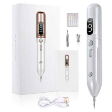 (White)Lcd Laser Plasma Pen Set Beauty Instrument Removal Skin Wart Tattoo Mole Tools