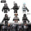6 Stück Star Wars Clone Troopers Batch Baustein Set Action Mini Kinder Figuren 6