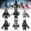 6 Stück Star Wars Clone Troopers Batch Baustein Set Action Mini Kinder Figuren 5