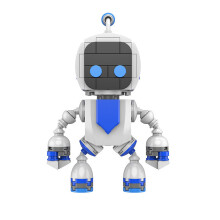 Astro Bot Bloques de Construcción Juguete Niños Educativo Plástico Set Construcción