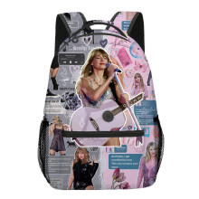 (Style A)Taylor Swift Printing Backpack Children School Bag Comfortable Large Capacity