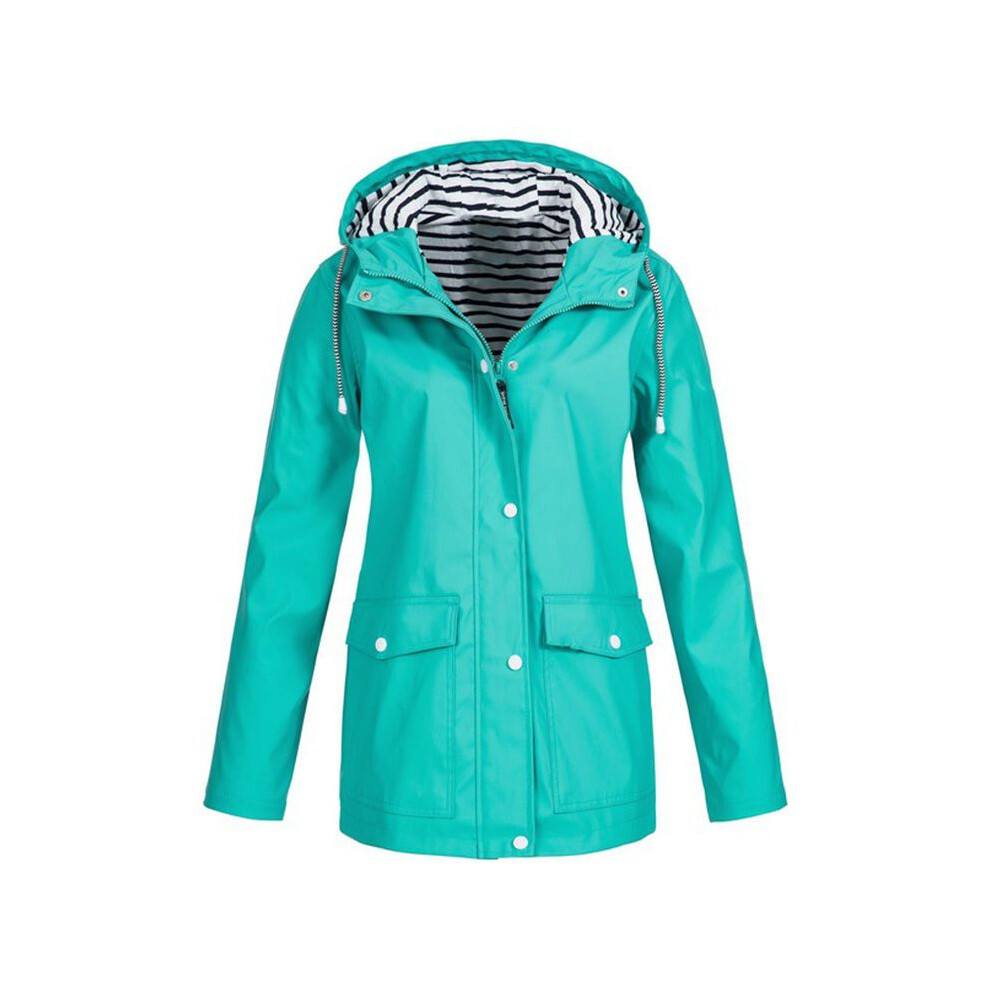 (Green,3XL)Imperméable imperméable femme extérieur vent pluie forêt veste manteau pluie