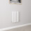 AICA (Single 600x413mm, White) Designer Oval Column Radiator Central Heating 1