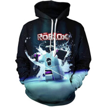 (Style F,Child 140)Roblox 3D Hoodie Sweatshirt Winter Pullover Kordelzug Langarm Oberteile Kleidung