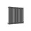 AICA (Single 600x590mm, Anthracite) Designer Oval Column Radiator Central Heating 5
