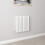 AICA (Single 600x590mm, White) Designer Oval Column Radiator Central Heating 1
