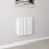 AICA (Double 600x590mm, White) Designer Oval Column Radiator Central Heating 1