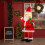 6FT Lighted Santa Christmas Decorations,Pre-lit Pull Up Santa Ornament 5
