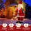 6FT Lighted Santa Christmas Decorations,Pre-lit Pull Up Santa Ornament 7