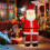 6FT Lighted Santa Christmas Decorations,Pre-lit Pull Up Santa Ornament 10