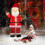 6FT Lighted Santa Christmas Decorations,Pre-lit Pull Up Santa Ornament 13
