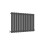 AICA (Single 600x767mm, Anthracite) Designer Oval Column Radiator Central Heating 5
