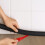 Living And Home (Black) Flexible Self-Adhesive PVC Inner Corner Wall Moulding Trim 1